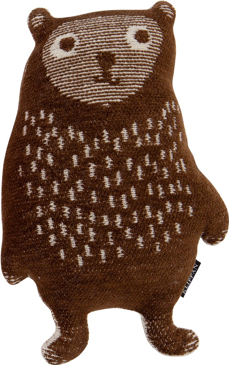 Klippan knuffel organic cotton Little Bear bruin