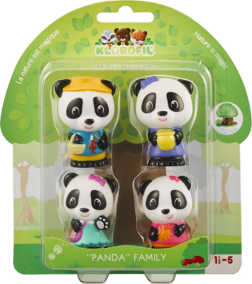 Klorofil speelset familie “Pandas”