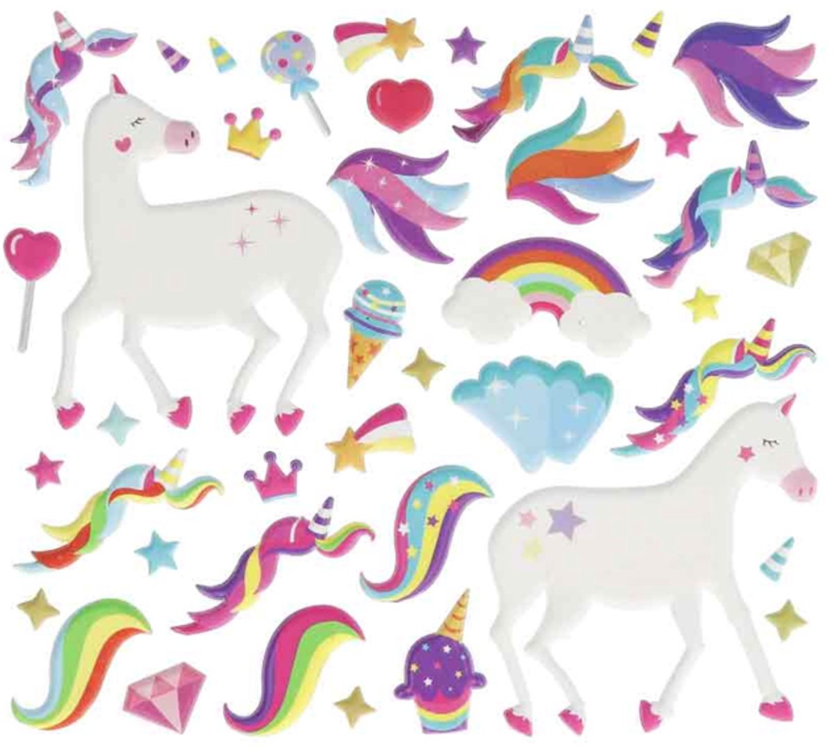 Klostermann-DIY Eenhoornstickers