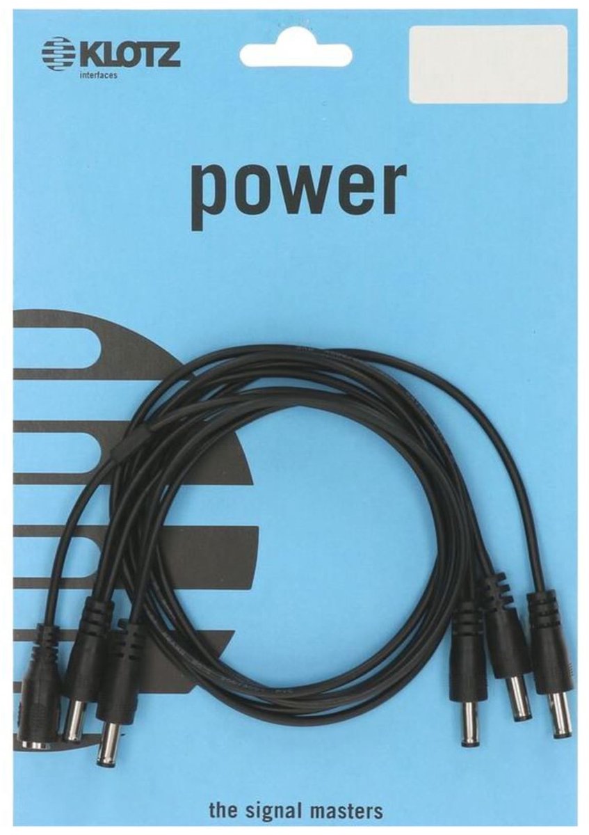 Klotz DC9V-5 Daisy Chain Kabel 2,5 m - Split kabel