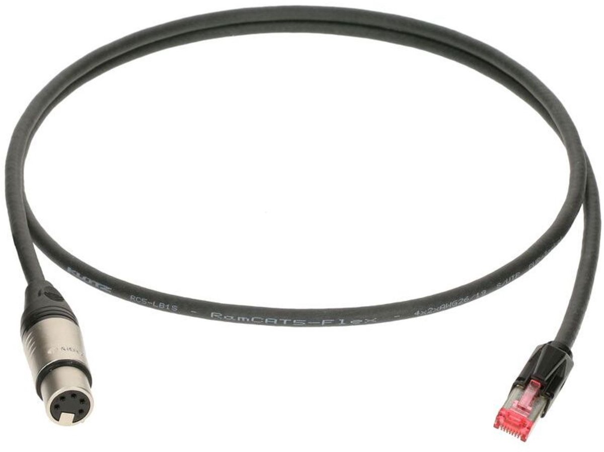 Klotz DMC-X5FR-0120 DMX Adapterkabel 1,2 m - Kabel