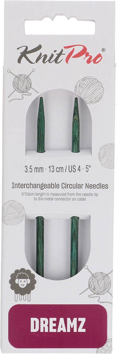 KnitPro Dreamz verwisselbare breipunten 13cm 6.00mm