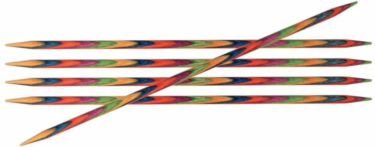 KNITPRO SYMFONIE SOKKENNAALDEN 20CM 4.00MM 5 NAALDEN.