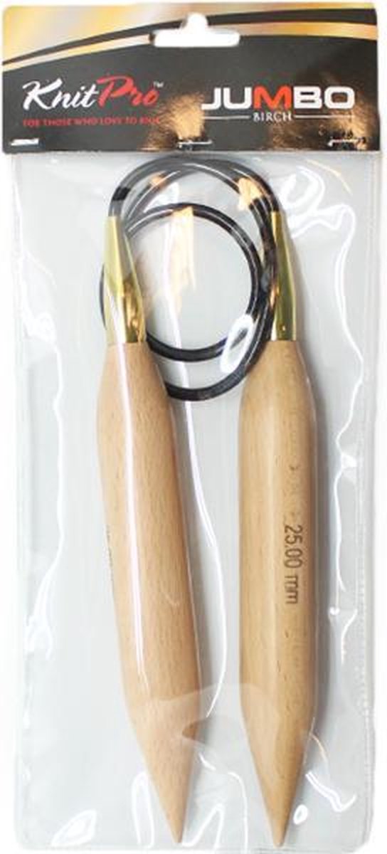 KnitPro Jumbo Ronbreinaalden 25mm x 80cm