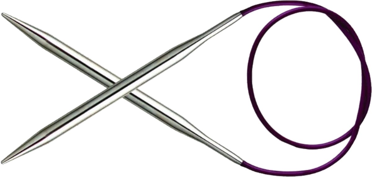 KnitPro Nova Metal rondbreinaalden 150cm 2.25mm.