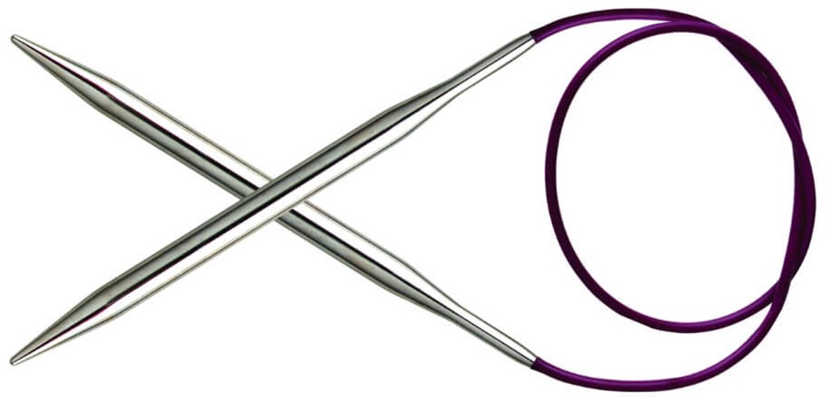 KnitPro Nova Metal rondbreinaalden 50cm 8.00mm - 3st