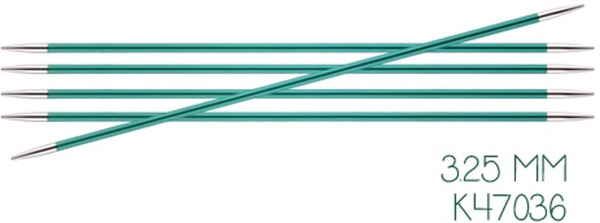 KnitPro Zing Sokkennaalden 20 cm 3.25 mm