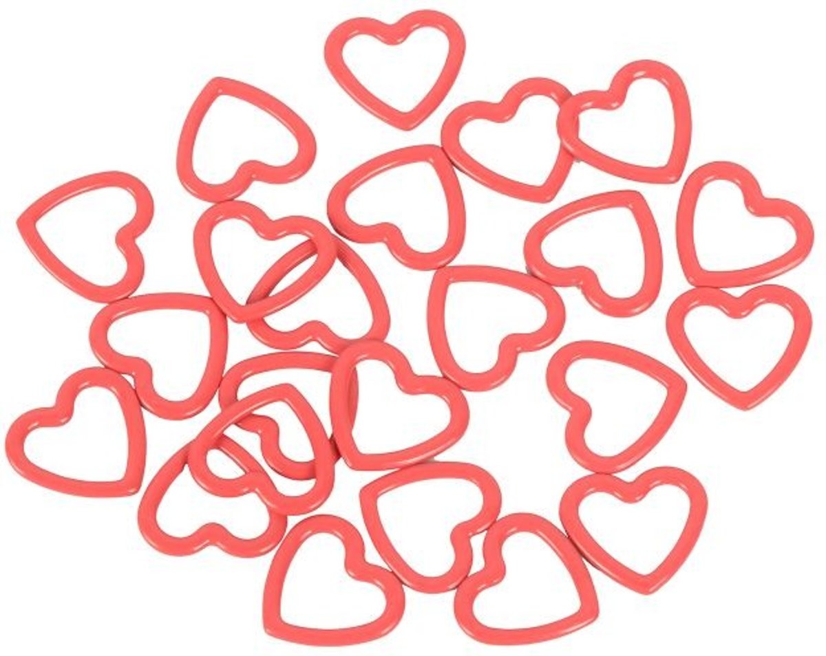   metalen steekmarkeerders hart