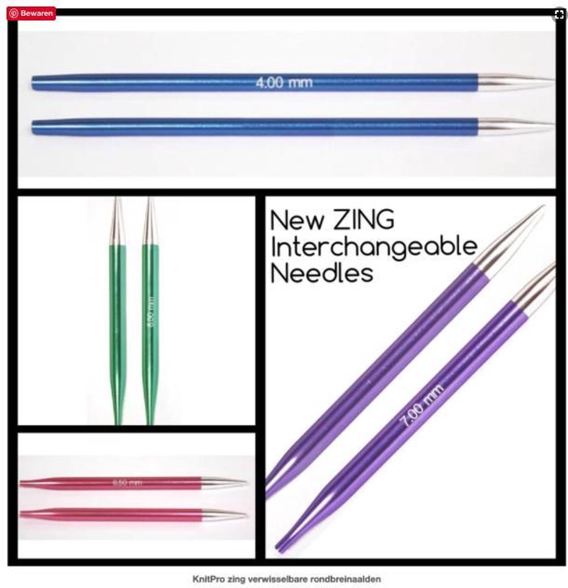   zing verwisselbare rondbreinaalden. 5.5 mm