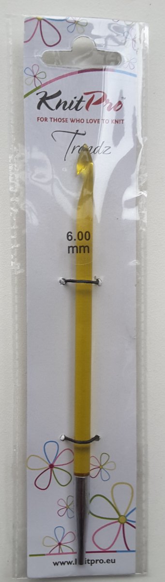 Knitpro Trendz verwisselbare Afghaans tunische haaknaald 6.00 mm