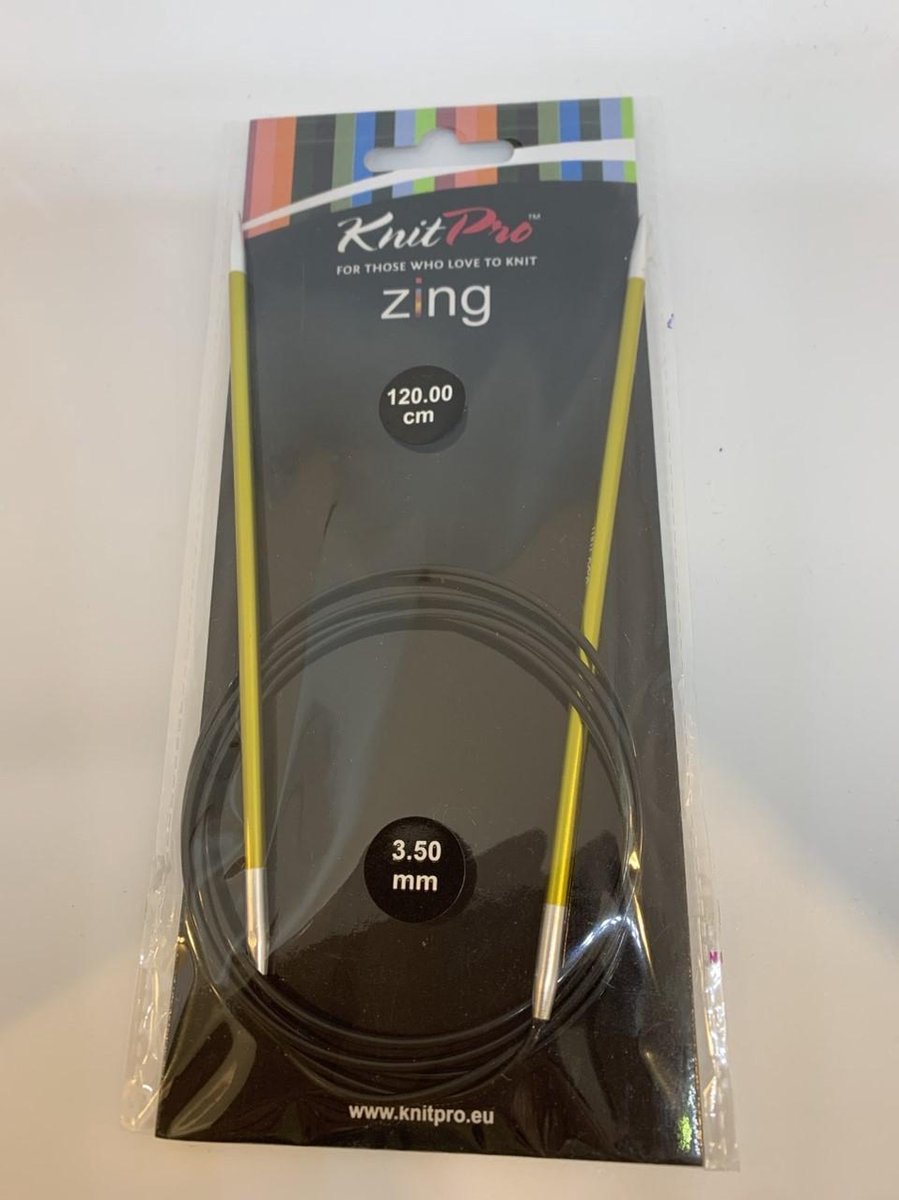 Knitpro Zing rondbreinaald  3,50 cm - 120 cm