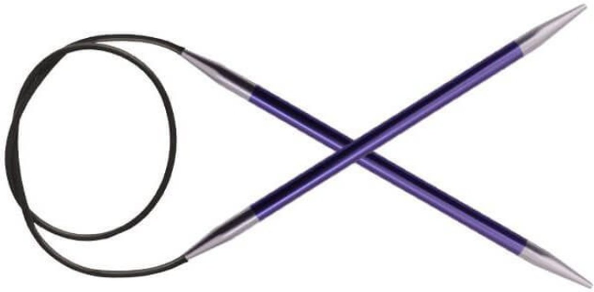 Knitpro Zing rondbreinaald  met vaste kabel 7.0 mm, 80 cm