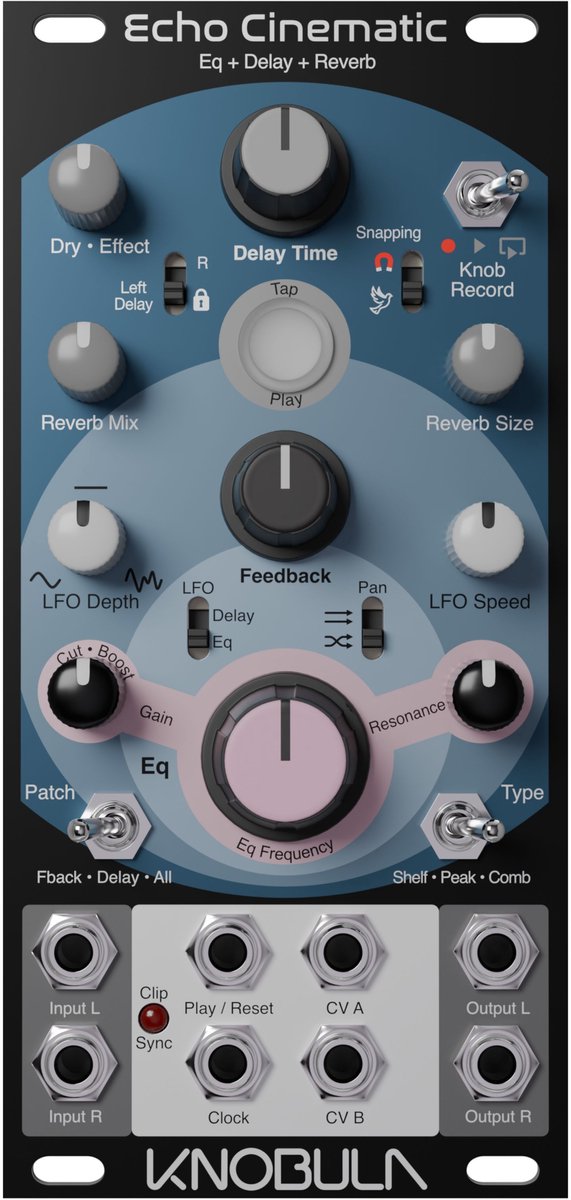Knobula Echo Cinematic - Effect modular synthesizer