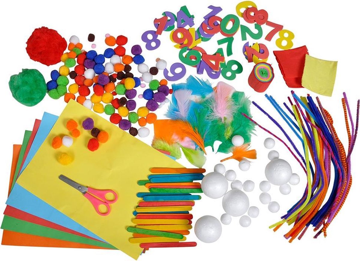 KnorrToys Knutselkoffer Arts & Crafts 300-delig