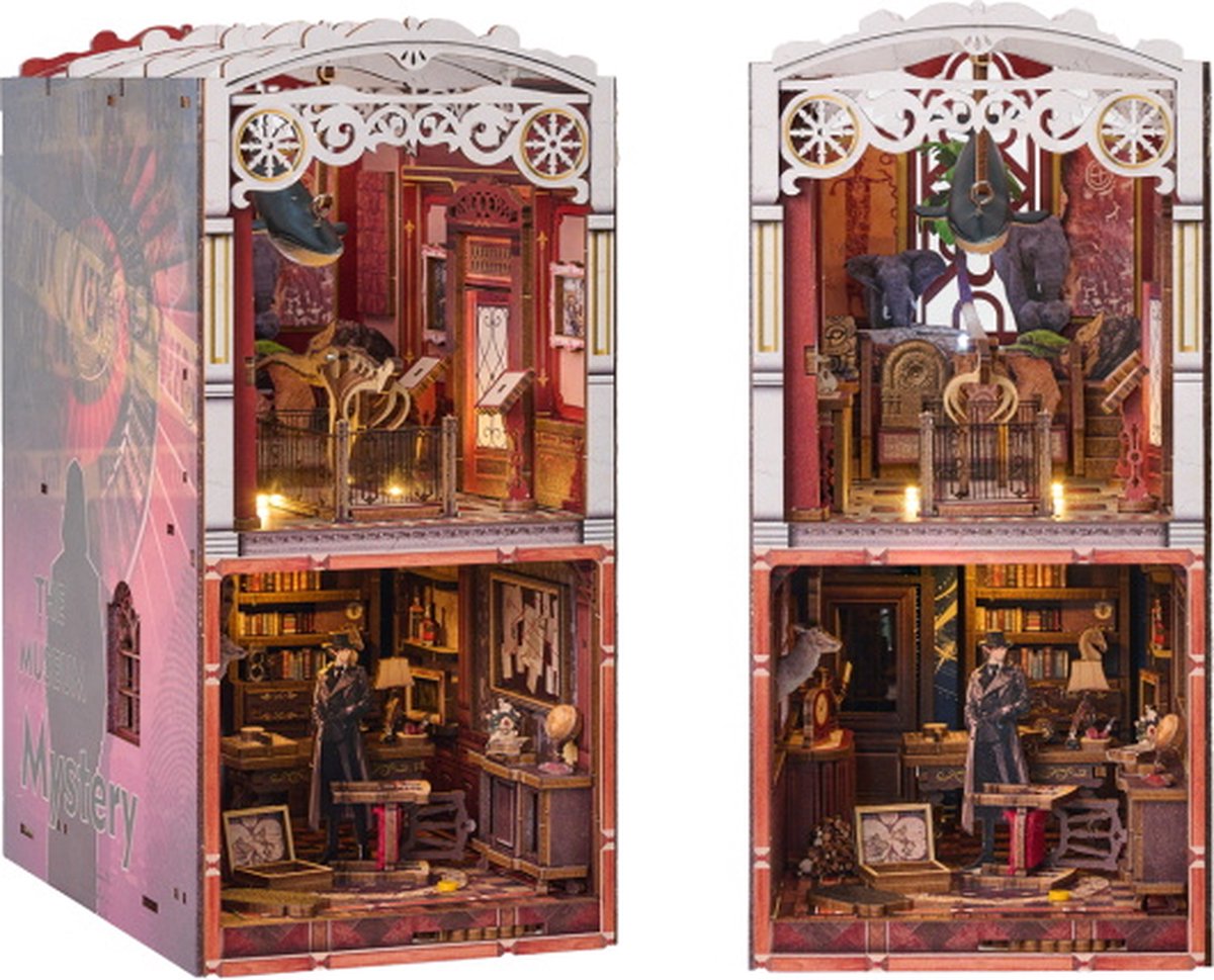 Know Me - The Museum Mystery - DIY Book Nook Houten Miniatuur Bouwpakket / modelbouw