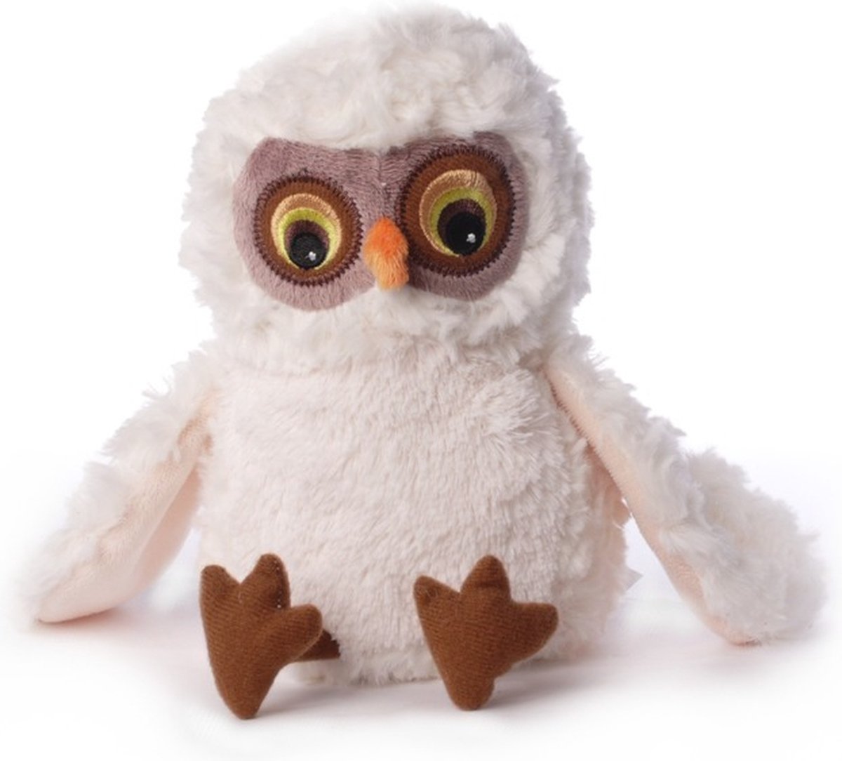 Pluche witte uil knuffel 22 cm