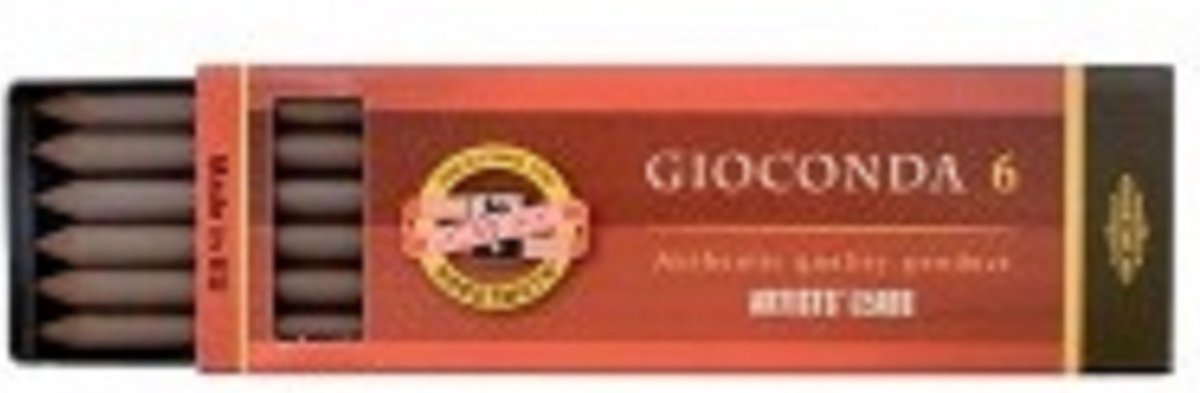 Koh I Noor Gioconda Artist Leads 6 st Light Brown Sepia