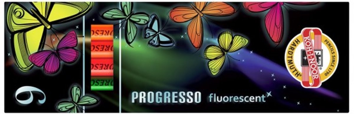 Koh I Noor Progresso Fluor - 6 stuks