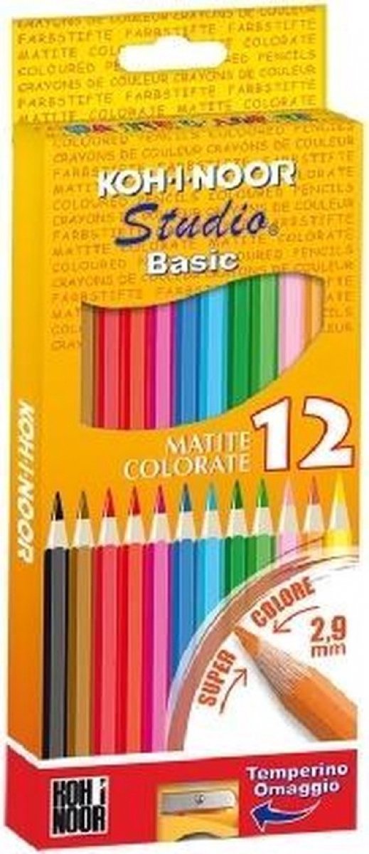 Koh-I-Noor DH3312 Multi 12stuk(s) kleurpotlood