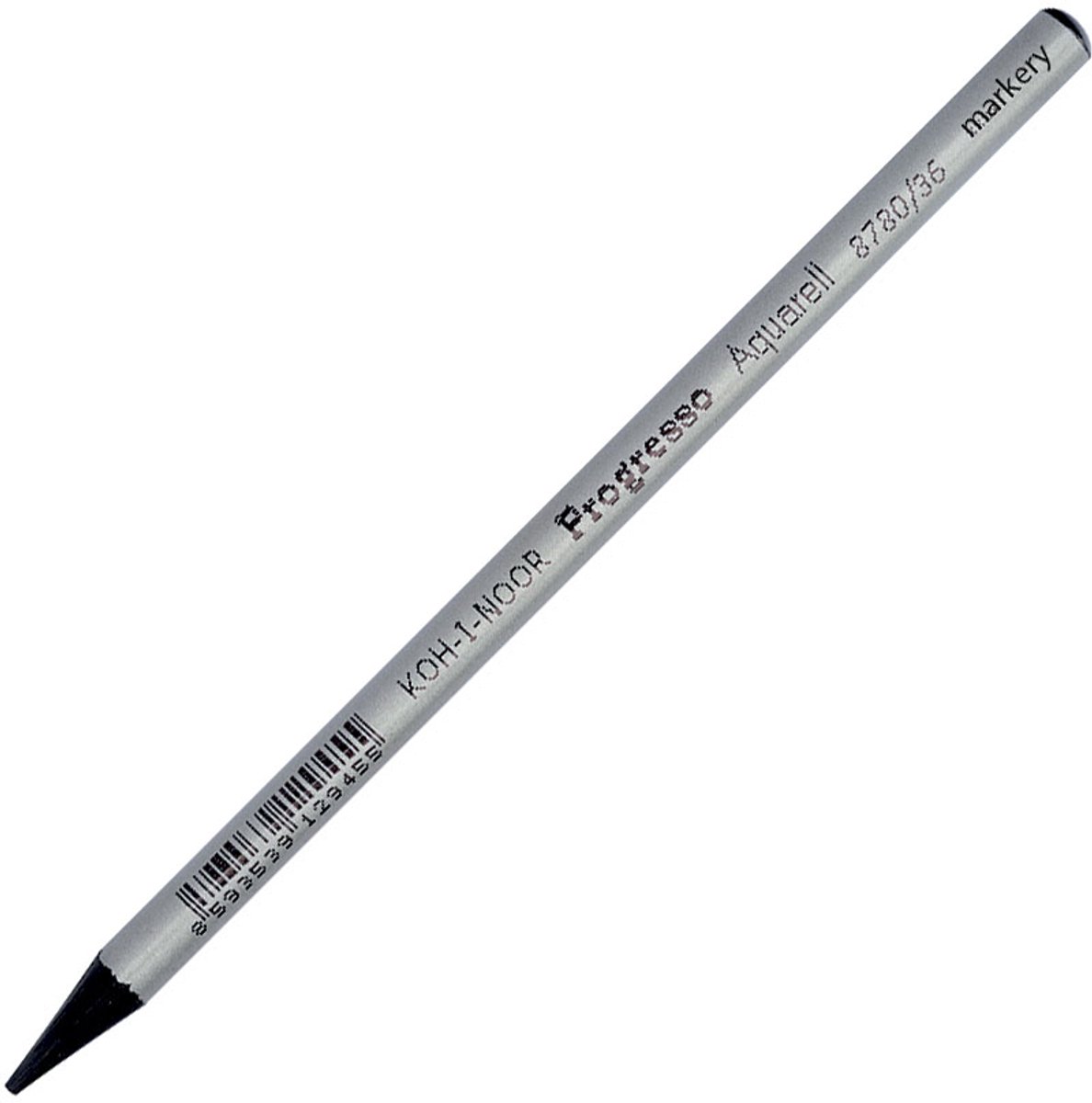 Koh-I-Noor Progresso Aquarel 36 Ivoorzwart - Wateroplosbaar tekenpotlood