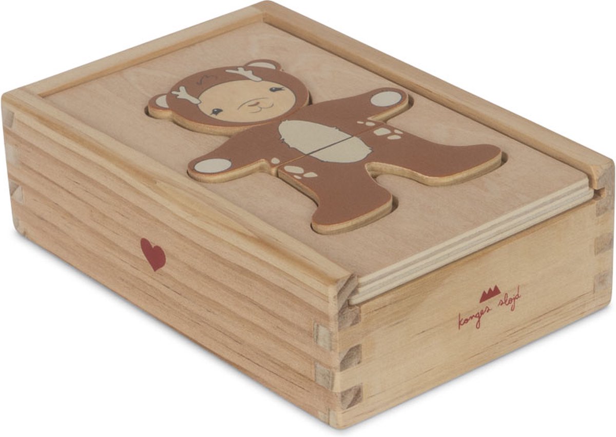 Aankleedpuzzel teddybeer - Multi animals