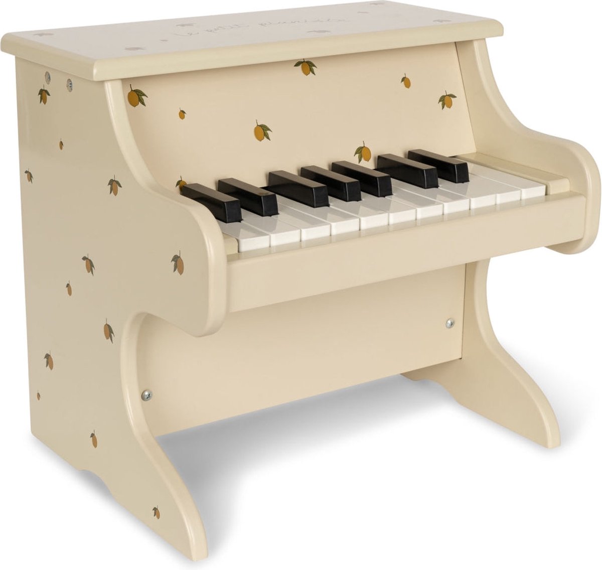 Konges Slöjd - Houten piano - Lemon - Speelgoedinstrument