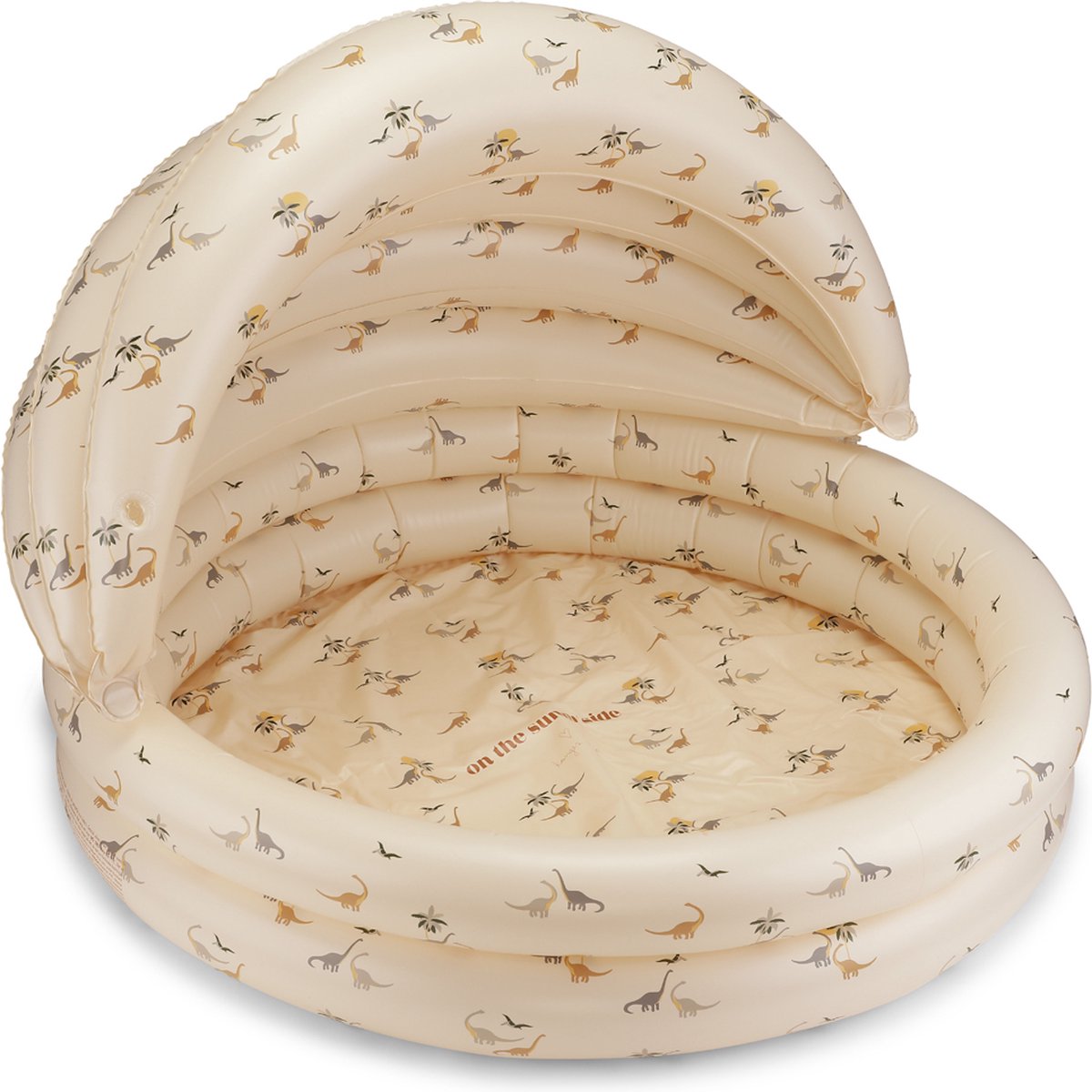 Konges Slojd - Zwembadje - Opblaasbaar - met luifel - kubi - Zwemmen - PVC - Ø 110cm x 77cm