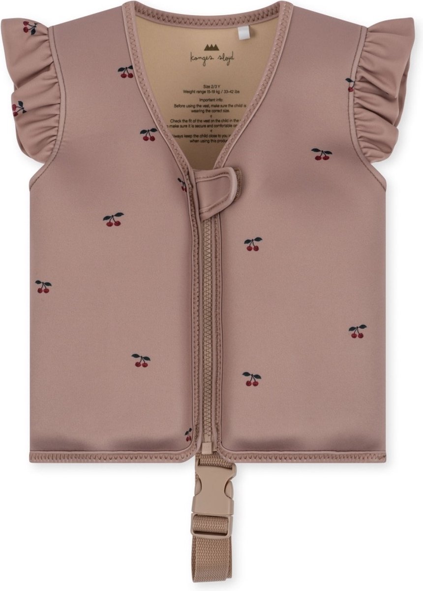 Konges Slojd Neoprene Franje Zwemvest Cherry