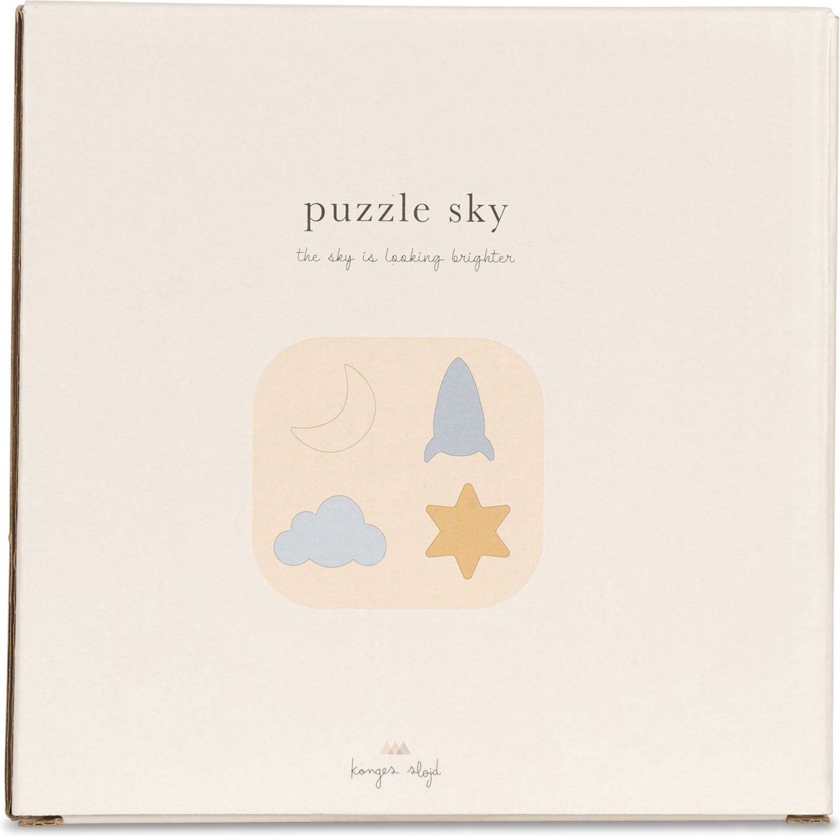 Konges Slojd puzzel - Sky - houten puzzel - puzzel 4 stukjes