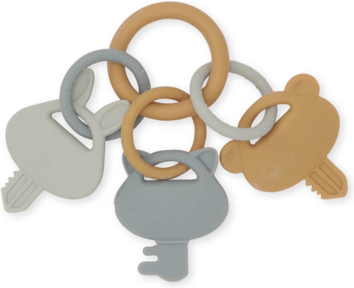 Konges Sløjd - Activiteiten Speelgoed Ki-Sleutels Quarry Blue - Bijtspeeltje - Quarry Blue