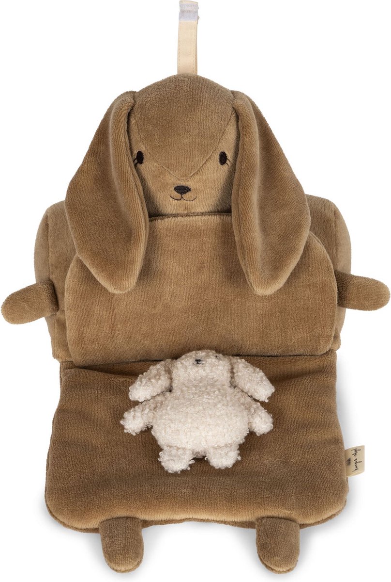 Konges Sløjd Activiteitenspiegel konijn 30x10x25cm - Brown/Off White