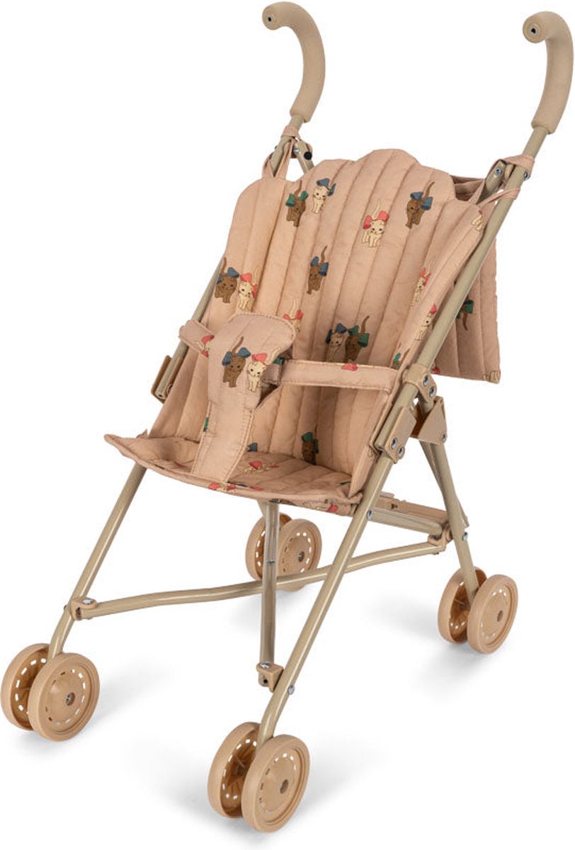 Konges Sløjd  /Doll Stroller/Buggy - Bow Kitty Pink