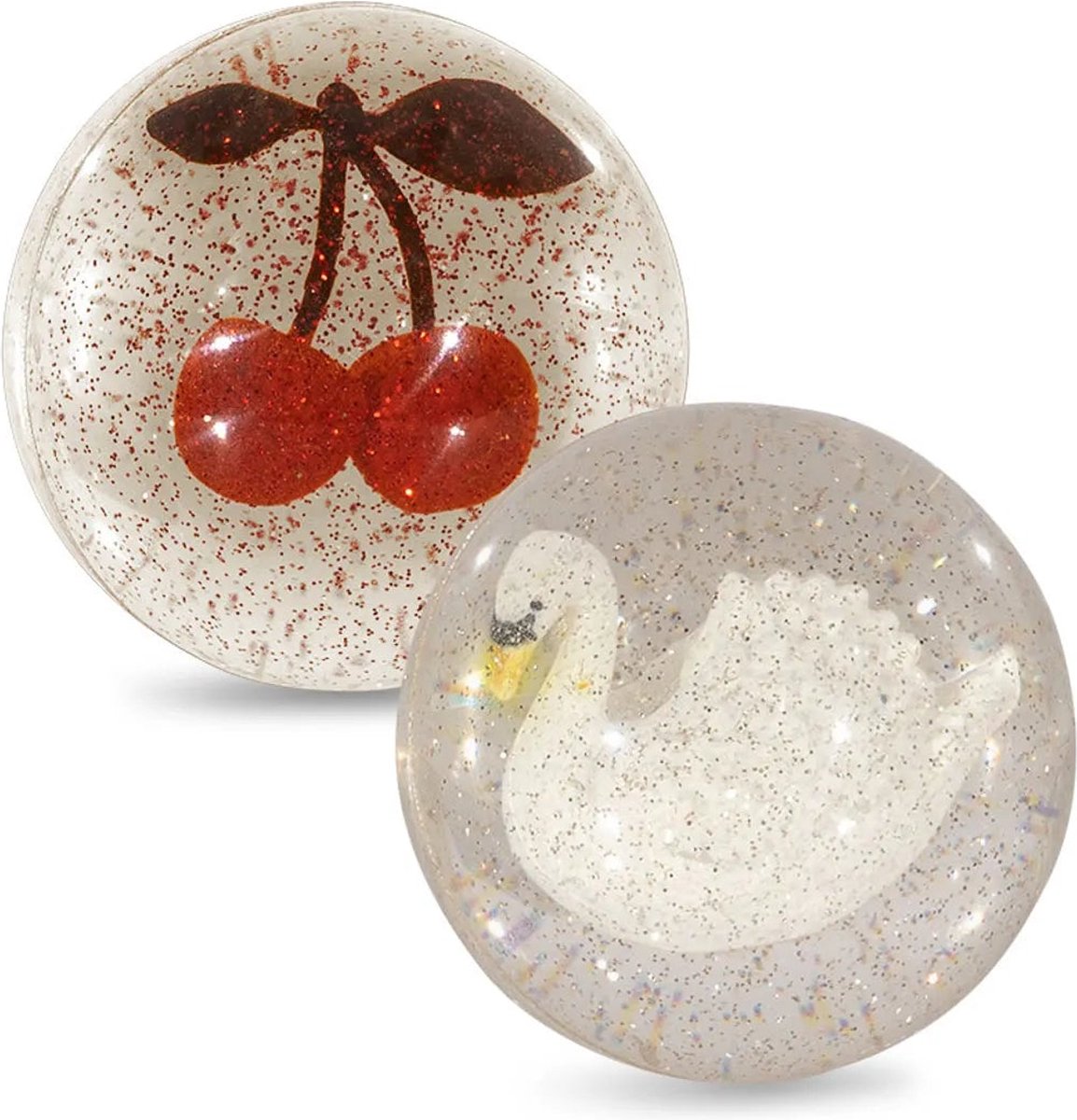 Konges Sløjd  len/Bouncing Ball Sets - Geschikt vanaf 3 jaar - Cherry/Swan