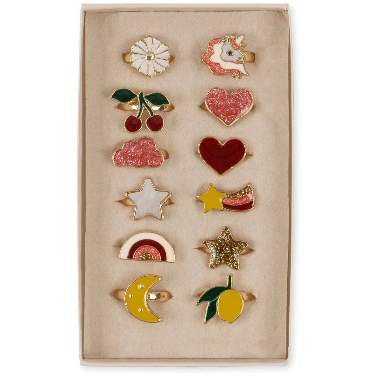 Konges Slojd Ringen Set 12 stuks