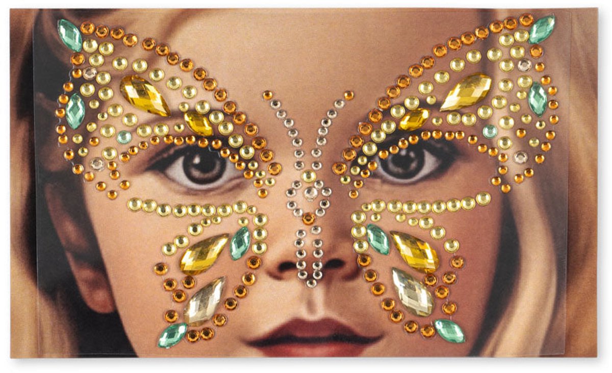 Konges Sløjd Butterfly Gezichtsjuwelen voor kinderen - Lemonade