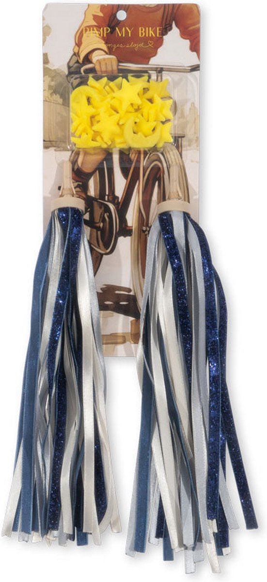 Konges Sløjd Fietsaccessoires slingers en beads - Dark Blue Glitter