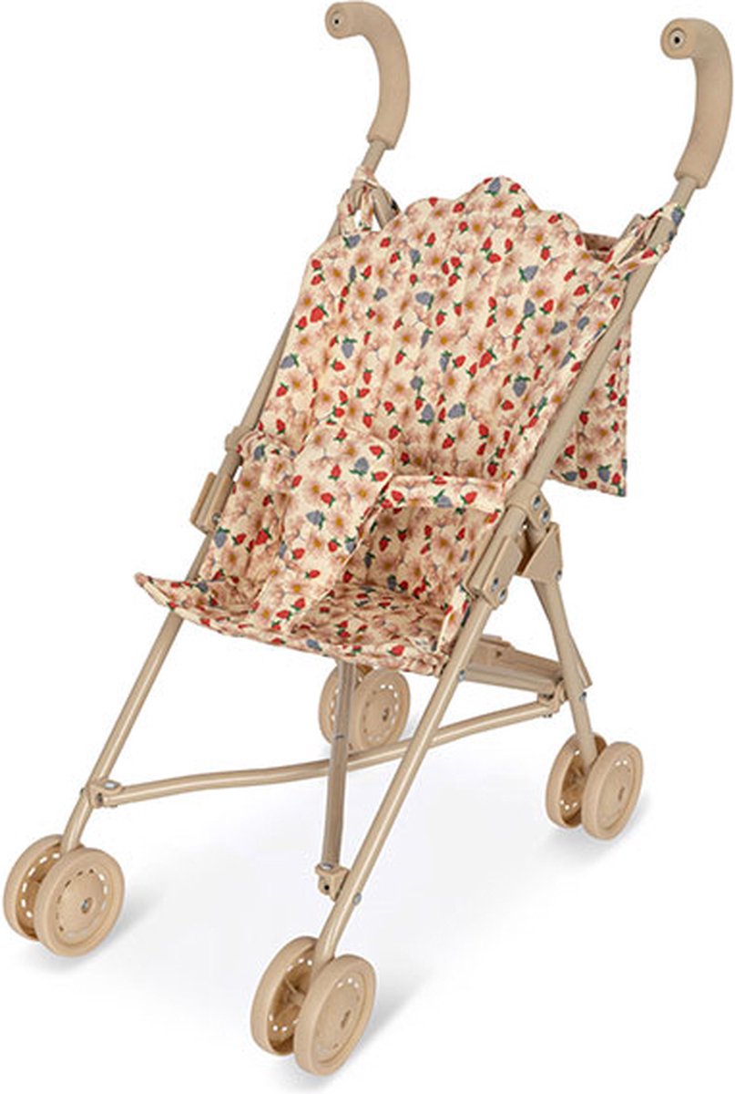 Konges Sløjd Poppenwagen/Doll Stroller/Buggy - Marguerit berry