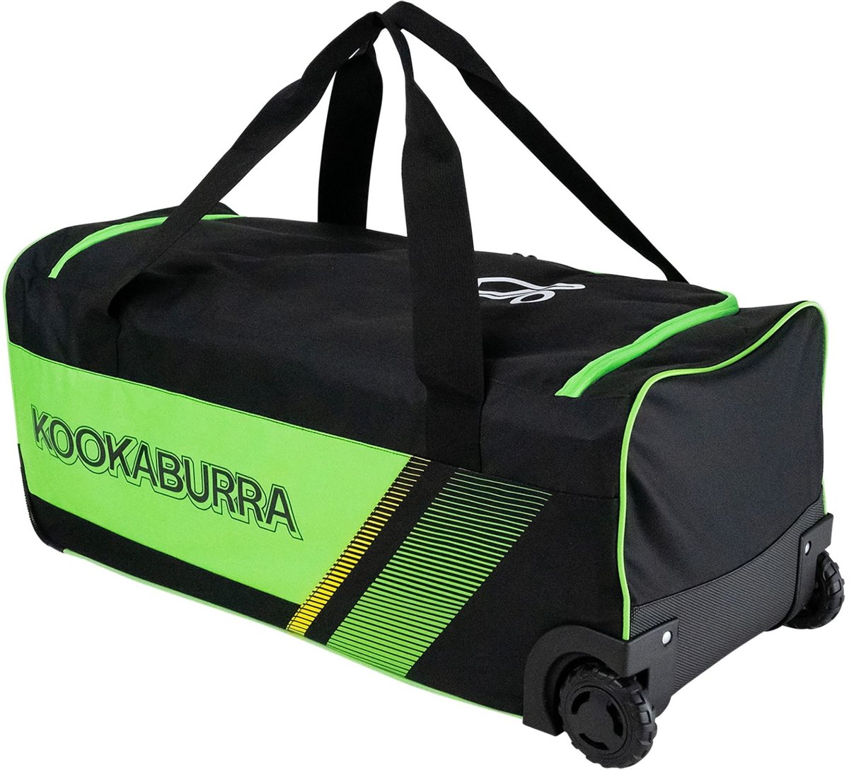 Kookaburra 9500 Wheelie Bag - Black/Green -.
