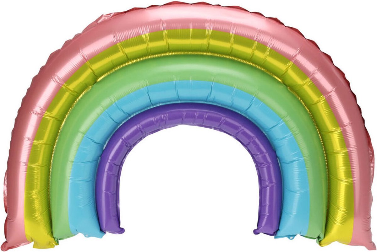 Folieballon Regenboog, 60cm