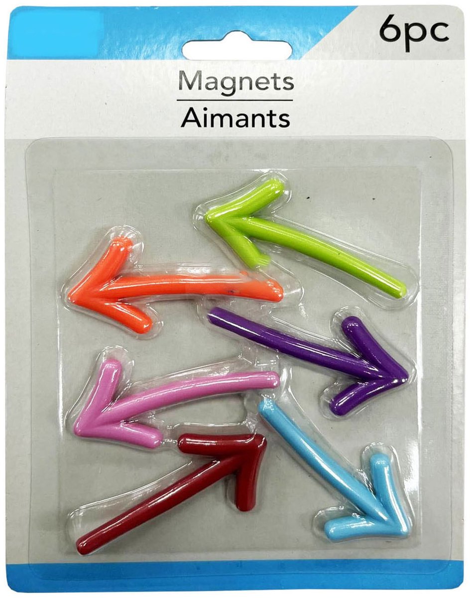 Magneten Pijlen, 6st.