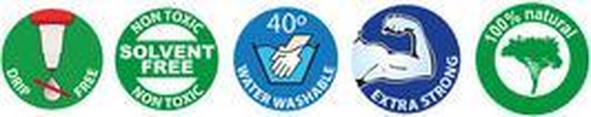 Kores 75826 kleefstof voor kunst- en handwerk Styrofoam, Vilt, Multiplex, Karton, Kurk, Stof/Weefsel, Schuim, Leer, Papier, Hout