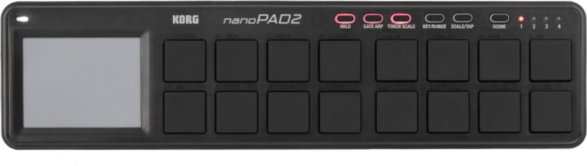Korg nanoPAD 2 zwart MIDI Studio Controller - DAW controller