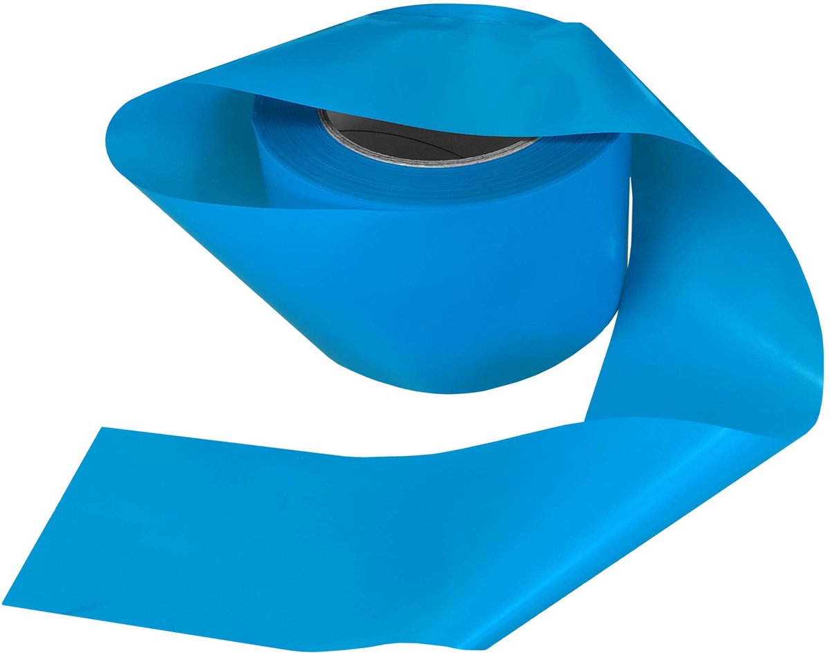   - Afzetlint - 75mm x 100mtr x 60my - Aqua kleur - 1 Rol per verpakking - Markeringslint - (029.9961)
