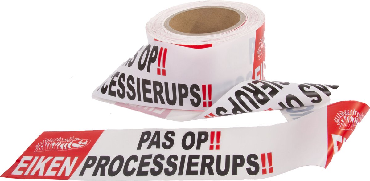   afzetlint 75 mm x 100 meter met Eikenprocessierups lint +   pen (027.0064)