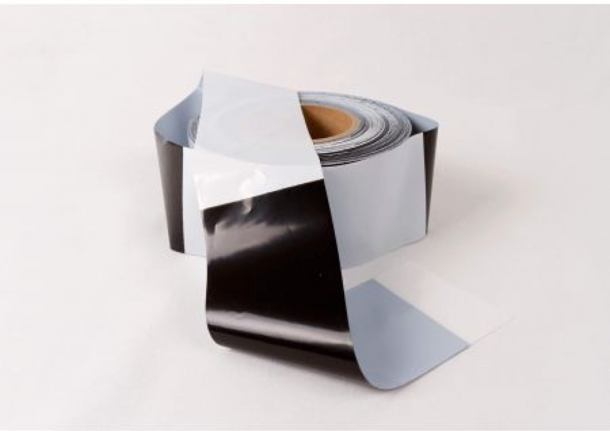 Zako-binder Afzetlint - Zwart Wit geblokt 75 mm x 250 meter 1 rol (029.0207)