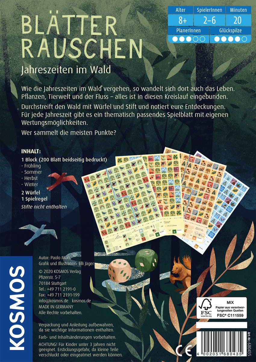 Kosmos 82.680435 bordspel Kaartspel Gelukspel