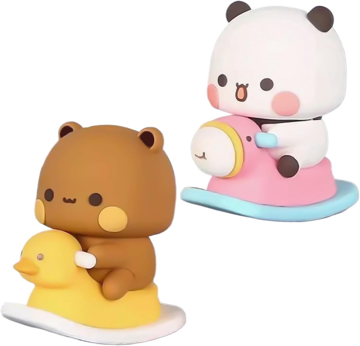 Kraftverdia - speelgoed baby - Bubu Kleine Beer Decoraties 2STKS - autodecoratie ornament - kantoor Decoratieve ornamenten - geschikt voor jongens en meisjes Speelgoed