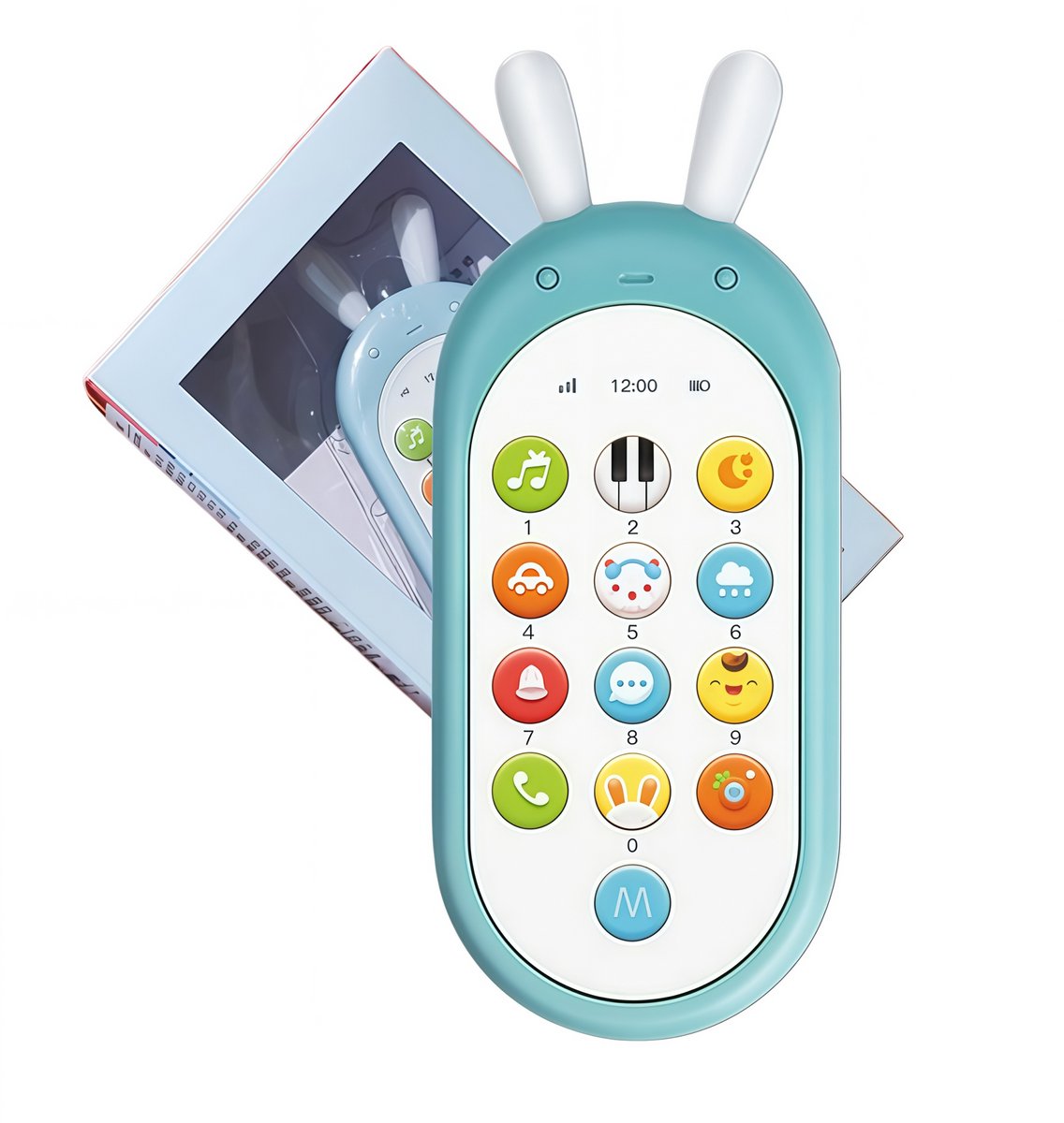 Kraftverdia Baby Telefoon Interactief Speelgoed - Educatief Speelgoed Telefoon - Blauw