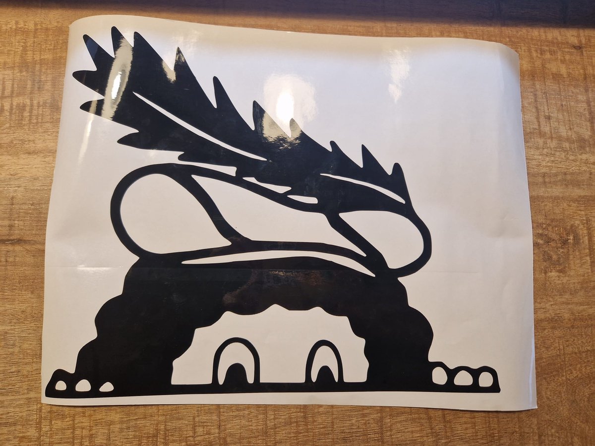 Herbruikbare raamsticker gluurpiet 40x40cm