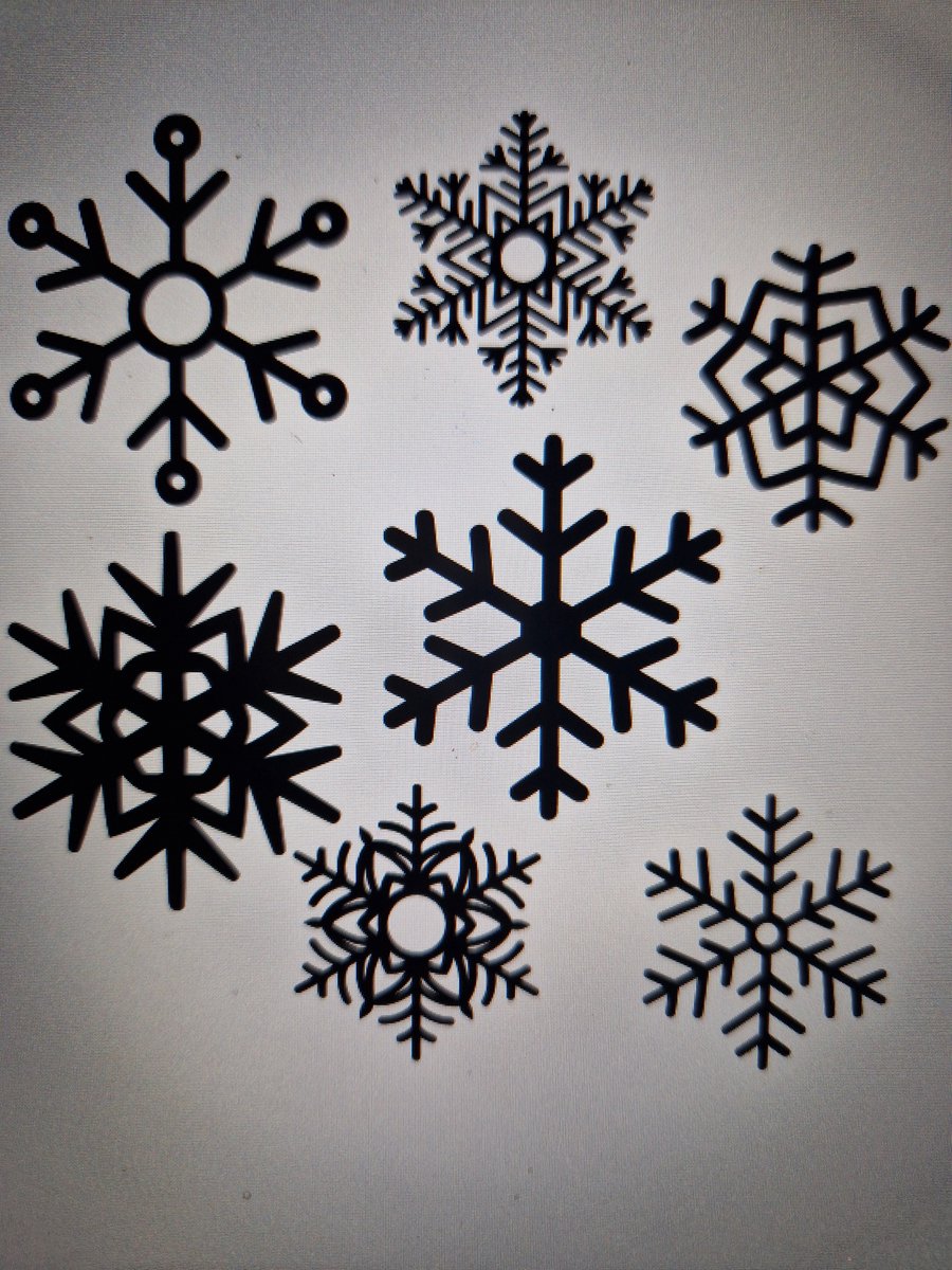 Raamsticker sneeuwvlokken herbruikbaar 60x60cm